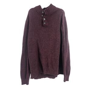 Old Navy Maroon Sweatshirt - Men's Size XXXL (3X)